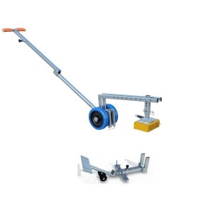 Carrello Alza chiusini Flip Speedy magnetico portata 300 Kg con leva Hinge