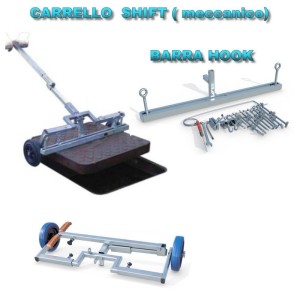 Carrello alza chiusini Shift Range meccanico