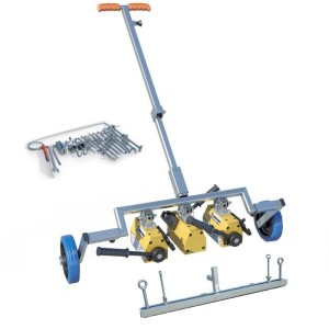 Carrello Alza chiusini Cargo Hybrid Magnete e barra Hook meccanica