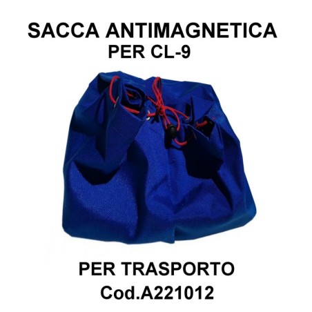Sacca media antimagnetica per apri chiusini con magneti permanenti